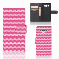 Samsung Galaxy J5 2016 Telefoon Hoesje Waves Pink