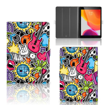 iPad 10.2 2019 | iPad 10.2 2020 | 10.2 2021 Tablet Hoes met standaard Punk Rock iPad 10.2 2019 | iPad 10.2 2020 | 10.2 2021 Tablet Hoes met standaard Punk Rock