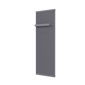 Vipera Corrason enkele badkamerradiator 60 x 180 cm centrale verwarming antraciet grijs zijaansluiting 2.059W