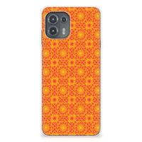 Motorola Edge 20 Lite TPU bumper Batik Oranje