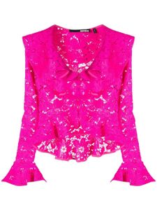 ROTATE BIRGER CHRISTENSEN blouse en broderie anglaise - Rose