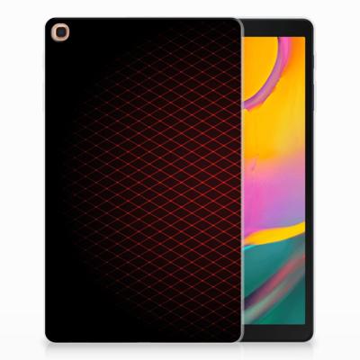 Samsung Galaxy Tab A 10.1 (2019) Hippe Hoes Geruit Rood Samsung Galaxy Tab A 10.1 (2019) Hippe Hoes Geruit Rood