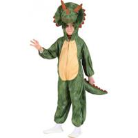 Pluche dinosaurus dierenpak verkleed kostuum voor kinderen - carnaval - groen