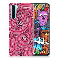 OnePlus Nord Hoesje maken Swirl Pink