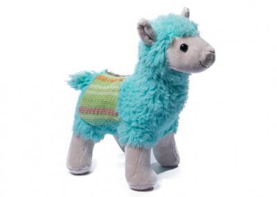 Gamberritos knuffel lama junior 28 cm pluche turquoise Gamberritos knuffel lama junior 28 cm pluche turquoise