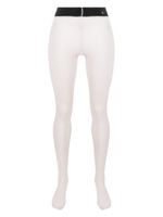 Forte Forte collants à motif monogrammé brodé - Rose