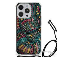 iPhone 14 Pro Doorzichtige Silicone Hoesje Aztec