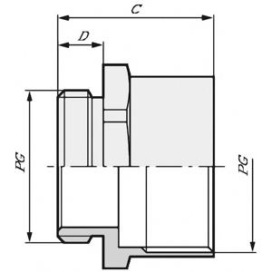 LAPP 52100070 SKINDICHT ZS PG 29 Wartel verlening PG29 PG29 Polyethyleen Messing 25 stuk(s)