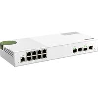 QNAP QSW-M2108-2C - 2 x 10GbE SFP+/RJ45 Combo Ports & 8 x 2.5GbE (RJ45) Ports - Entry-level 10GbE and 2.5GbE Layer 2 Web Managed Switch