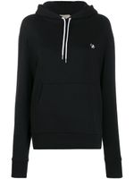 Maison Kitsuné sweat à capuche à patch logo - Noir - thumbnail