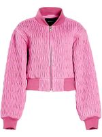 Retrofete veste bomber matelassée - Rose - thumbnail