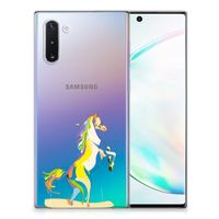 Samsung Galaxy Note 10 Telefoonhoesje met Naam Horse Color