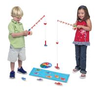 Melissa & Doug Magnetisch Visspel - 2 hengels en 10 vissen