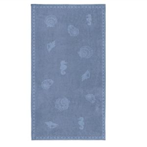 Seahorse Strandlaken Shells Jeans (100 x 200 cm)