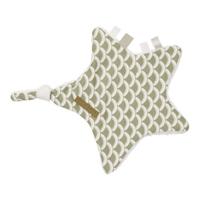 Little Dutch knuffeldoekje ster 30x35 cm Sunrise Olive
