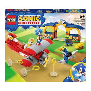 LEGO® Sonic the Hedgehog 76991 Tails” tornado-vliegtuig met werkplaats