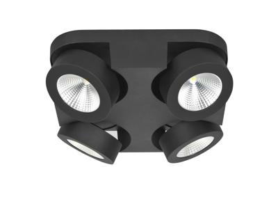 HighLight spot Montreal 4 lichts vierkant - zwart HighLight spot Montreal 4 lichts vierkant - zwart