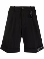 Moncler short à patch logo - Noir