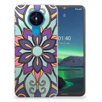 Nokia 1.4 TPU Case Purple Flower - thumbnail