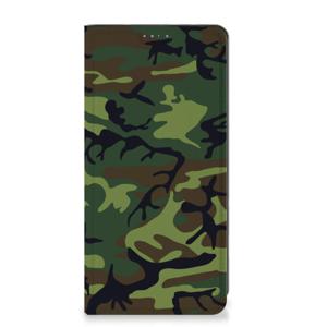 Samsung Galaxy A05 Hoesje met Magneet Army Dark