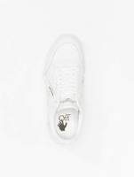 Off-White / sneaker Low Vulcanized Calf Leather in wit