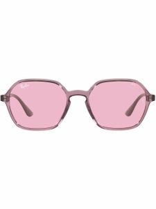 Ray-Ban lunettes de soleil à monture géométrique transparente - Rose