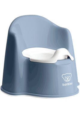 BABYBJÖRN Plaspotje Zetel Diepblauw/Wit