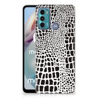 Motorola Moto G60 TPU Hoesje Slangenprint - thumbnail