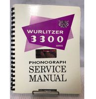 Wurlitzer 3300 Jukebox Service Manual - thumbnail