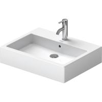 Duravit Vero opbouwwastafel 60x47cm onderzijde geslepen met geglazuurde achterkant 1 kraangat en overloop wit 0452600000 - thumbnail