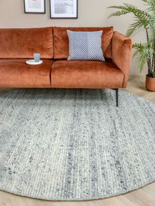 MOMO Rugs - Vloerkleed Stone Grey Rond - 200 rond