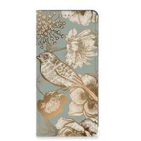 Smart Cover voor Google Pixel 8A Vintage Bird Flowers