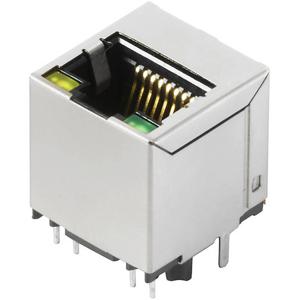 Weidmüller RJ45M R1V 3.3N4Y/G TY 2461070000 Bus, inbouw verticaal Aantal polen 8 Zilver, Zwart 120 stuk(s)