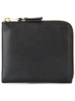 Comme Des Garçons Wallet portefeuille en cuir à fermeture zippée - Noir