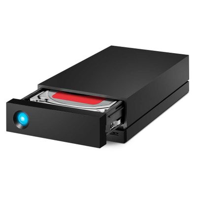 LaCie 1big Dock Thunderbolt 3 16 TB Harde schijf array Thunderbolt 3, DisplayPort, USB 3.2 Gen 2 (USB 3.1), USB 3.2 Gen 1 (USB 3.0), Cardreader Zwart