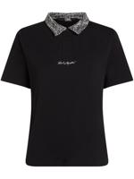 Karl Lagerfeld T-shirt met logoprint - Zwart