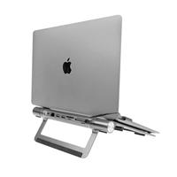 ACT Laptopstandaard met afneembaar USB-C docking station AC8125