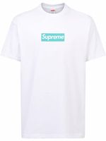 Supreme x Tiffany & Co. t-shirt à logo - Blanc