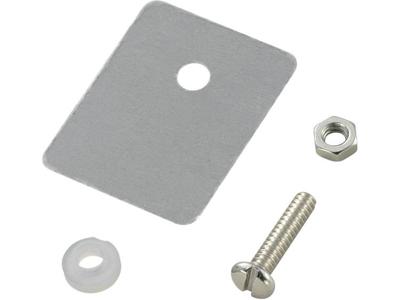 TRU COMPONENTS TC-A18-9D Halfgeleider montageset (l x b) 25 mm x 22 mm Geschikt voor TO-218 1 set(s)