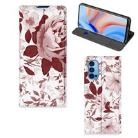 Bookcase OPPO Reno4 Pro 5G Watercolor Flowers - thumbnail