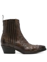 Sartore bottines d'inspiration western 45 mm - Marron