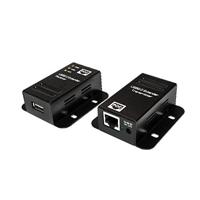 LogiLink UA0267 USB 2.0 Cat.5 Extender tot 50m met 1 Port Hub, PoE zwart