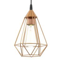 Eglo Hanglamp Tarbes 17cm koper 94193