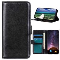 Motorola Moto G72 Wallet Case met Magnetische Sluiting - Zwart