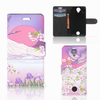 Acer Liquid Z330 Telefoonhoesje met Pasjes Bird Flying