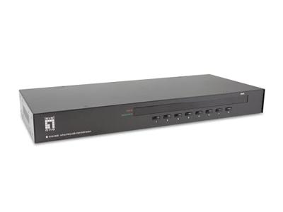 LevelOne KVM-3208 KVM-switch met 8 poorten PS/2-USB VGA KVM