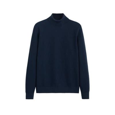 Mango Man coltrui met wol marine
