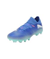 PUMA Unisex's Future 7 Match Fg/Ag voetbalschoen, Bluemazing PUMA Witte Elektrische Pepermunt, 43 EU