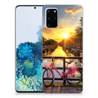 Samsung Galaxy S20 Plus Siliconen Back Cover Amsterdamse Grachten - thumbnail