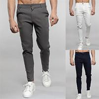 Voor heren Pakken Broek Chinese nappi Zak Effen Kleur Comfort Formeel Feest Werk Modieus Klassieke Stijl Zwart Wit Micro-elastisch Lightinthebox - thumbnail